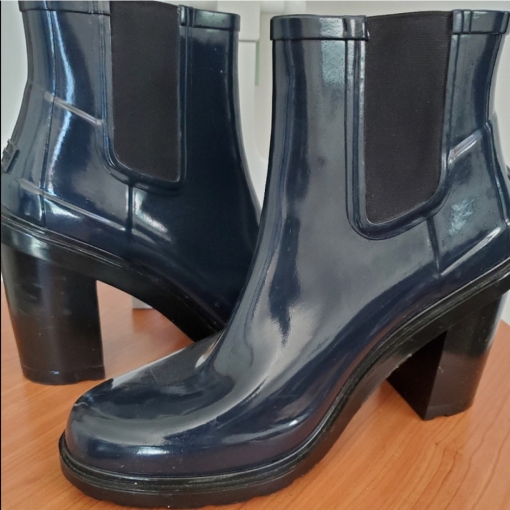 Hunter Hunter High gloss Chelsea Boot